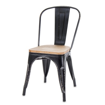 Krzesło czarne metalowe 137267